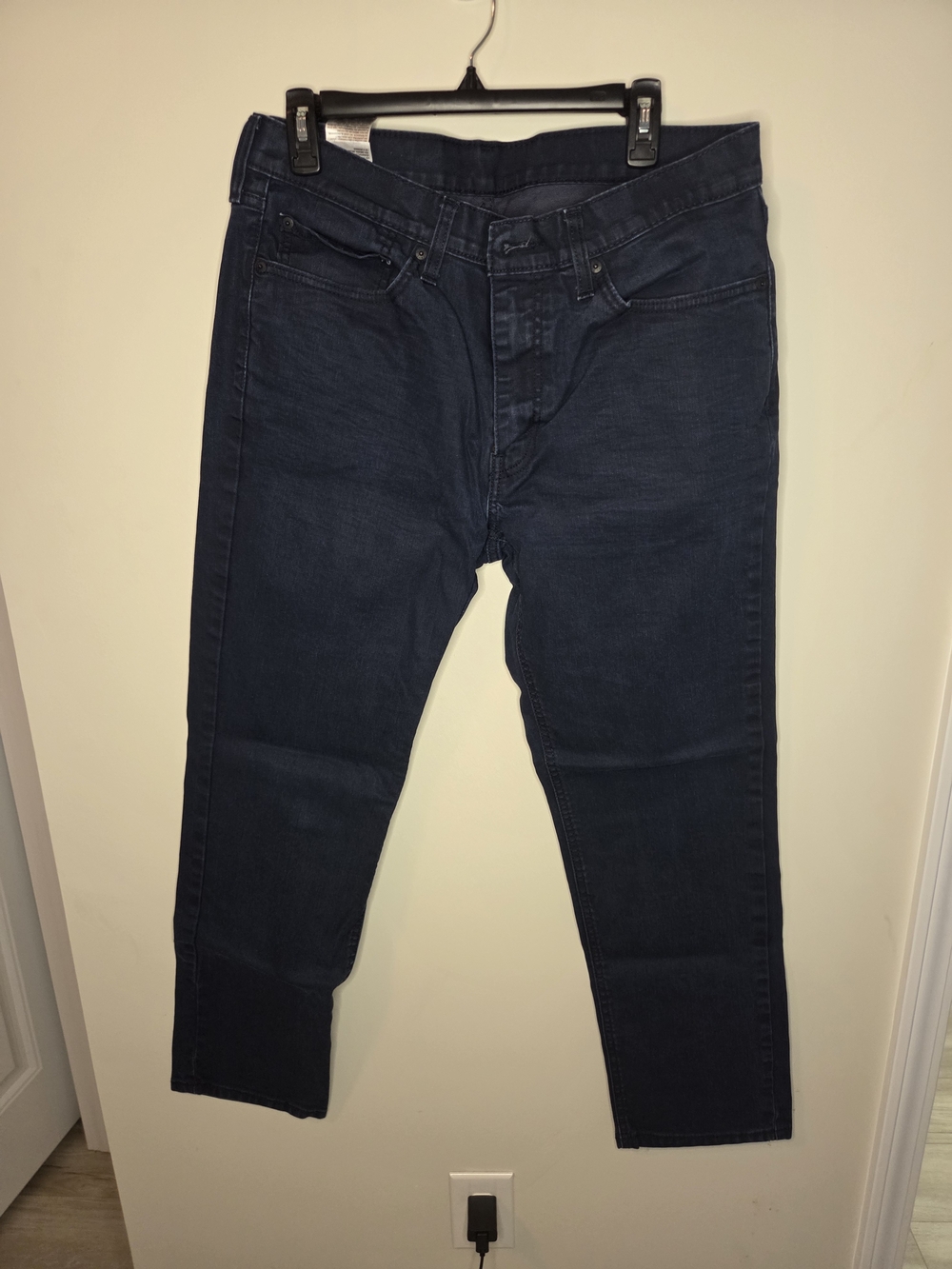 Men's Slim Straight Jeans in Deep Navy